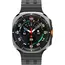Samsung Galaxy Watch Ultra • 47 мм • Titanium Silver, Размер: 47 мм, Цвет: Titanium Silver, Тип ремешка: Marine, Цвет ремешка: Orange, Размер ремешка: M/L, изображение 2