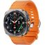 Samsung Galaxy Watch Ultra • 47 мм • Titanium Silver, Размер: 47 мм, Цвет: Titanium Silver, Тип ремешка: Peakform, Цвет ремешка: Orange, Размер ремешка: M/L